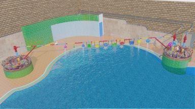 Hippo Leisure to install a range of interactive water play features to Spennymoor in 2023